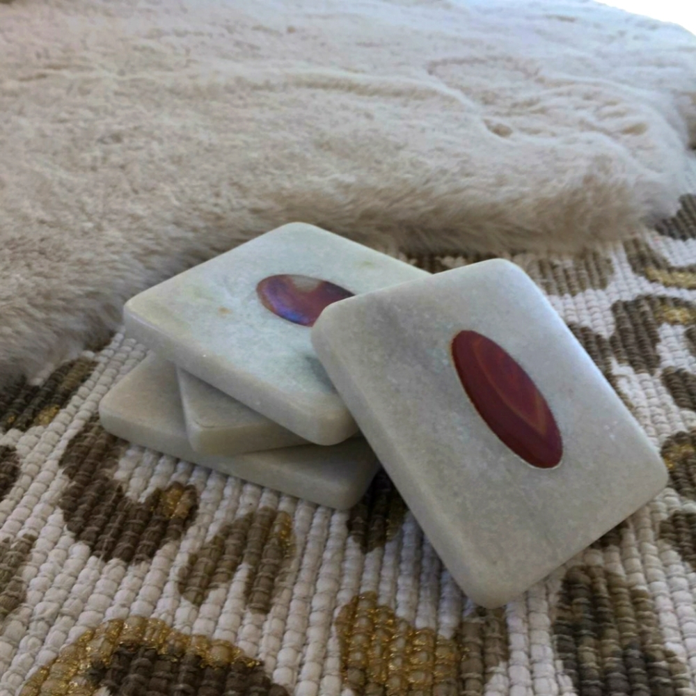 All Stone Cup Coasters